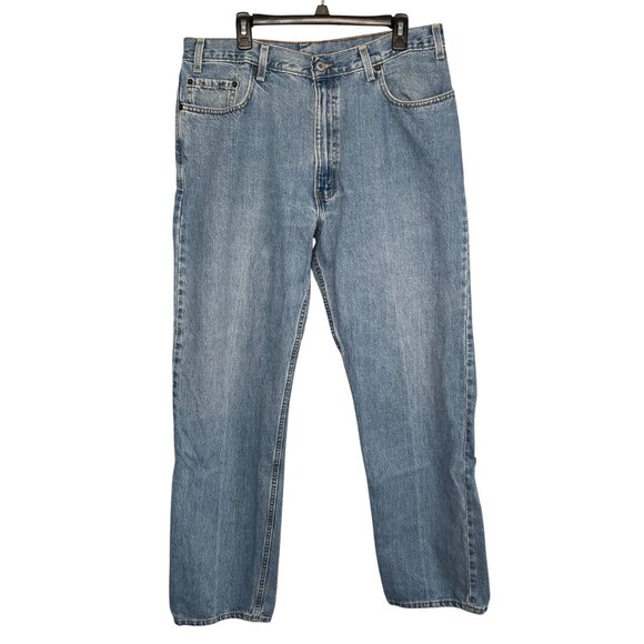 VTG 90’s Levis 559 Relaxed Fit Straight Leg Mens Jeans Size 38x34 Blue Denim - Picture 1 of 11